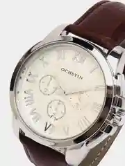 Коричневый мужские наручные часы Ochstin 7059B с хронографом в подарочной упаковке