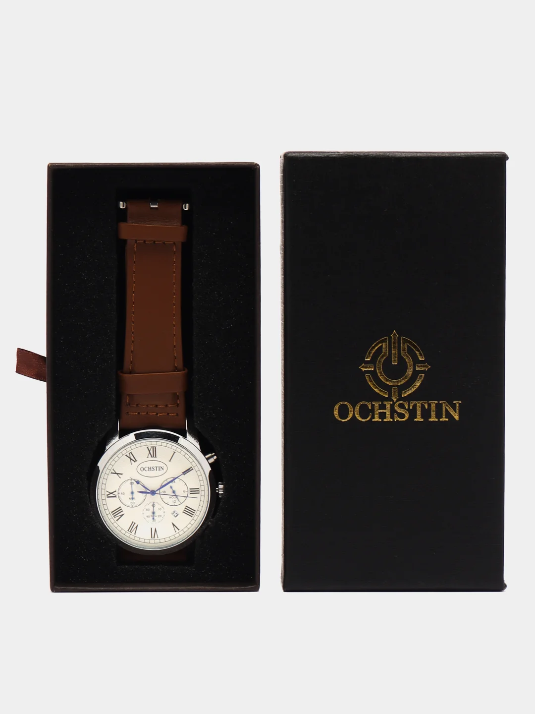 Медный мужские наручные часы Ochstin 6067B с хронографом в подарочной упаковке