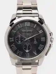 Серебряный мужские наручные часы Ochstin 7242 с хронографом в подарочной упаковке