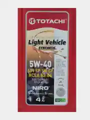 Масло моторное 5W-40/5W40 TOTACHI NIRO LV API SP, SN PLUS, SN/CF, ACEA A3/B4 синтетика