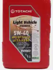 Масло моторное 5W-40/5W40 TOTACHI NIRO LV API SP, SN PLUS, SN/CF, ACEA A3/B4 синтетика