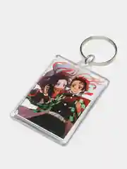 Белый брелок по аниме Клинок рассекающий демонов Demon Slayer