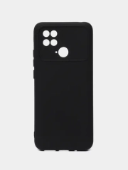 Силиконовый чехол на Xiaomi Poco C40 ( Сяоми Поко С40 ) прозрачный , защита камеры