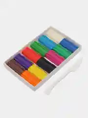 Пластилин мягкий для лепки для школы и сада Юнландия, 12 цветов, 180 г, Со Стеком, 106672