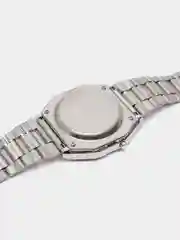 Серебряный мужские наручные электронные Led часы Skmei 1646 в подарочной упаковке