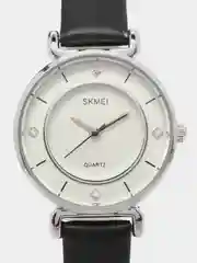 Серебряный женские наручные часы Skmei 1330 в подарочной упаковке