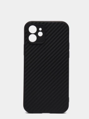 Тонкий чехол на Apple iPhone под карбон 14, 13, 12, 11 Pro Max Mini, XS, X, XR, 7, 8 plus