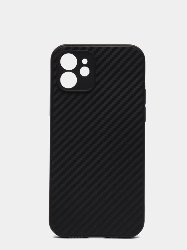 Тонкий чехол на Apple iPhone под карбон 14, 13, 12, 11 Pro Max Mini, XS, X, XR, 7, 8 plus