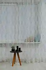 Тюль сетка для гостиной спальни комна с вышивк 350*270, для детской, цвет кофе, вензель