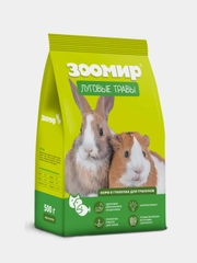 ЗООМИР Луговые травы - корм для кроликов и грызунов 500 г