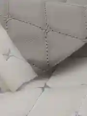 Серый меланж экокожа стеганая Ромб на поролоне для перетяжки салона авто,обивки мебели/кожзам/дермантин