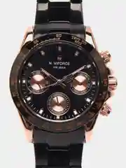 Черный наручные часы Naviforce NF9193 с хронографом, в подарочной упаковке
