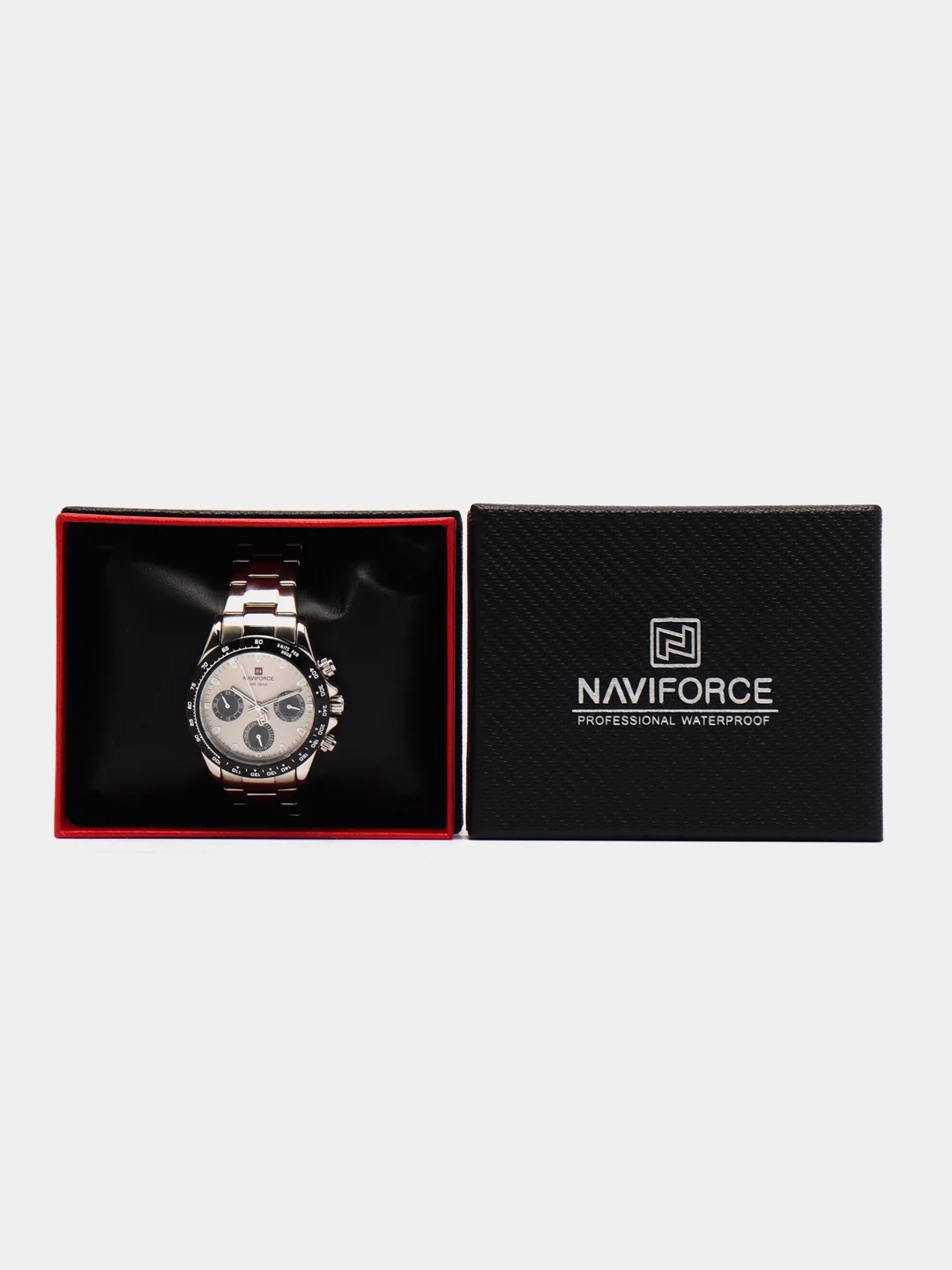 Угольный наручные часы Naviforce NF9193 с хронографом, в подарочной упаковке