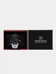 Синий мужские наручные часы Naviforce NF9200 с календарём, в подарочной упаковке