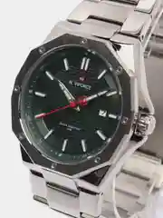 Зеленый мужские наручные часы Naviforce NF9200 с календарём, в подарочной упаковке