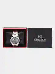 Зеленый мужские наручные часы Naviforce NF9200 с календарём, в подарочной упаковке