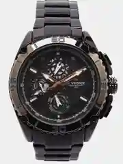 Черный мужские наручные часы Naviforce NF9179 с хронографом, в подарочной упаковке
