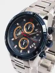 Синий мужские наручные часы Naviforce NF8021 с хронографом, в подарочной упаковке