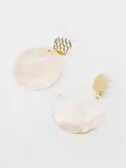 Белый серьги оригинальные длинные, разные дизайны