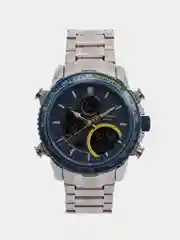 Черный мужские наручные часы Naviforce NF9182 с хронографом, в подарочной упаковке