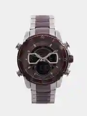 Коричневый мужские наручные часы Naviforce NF9189 с хронографом, в подарочной упаковке
