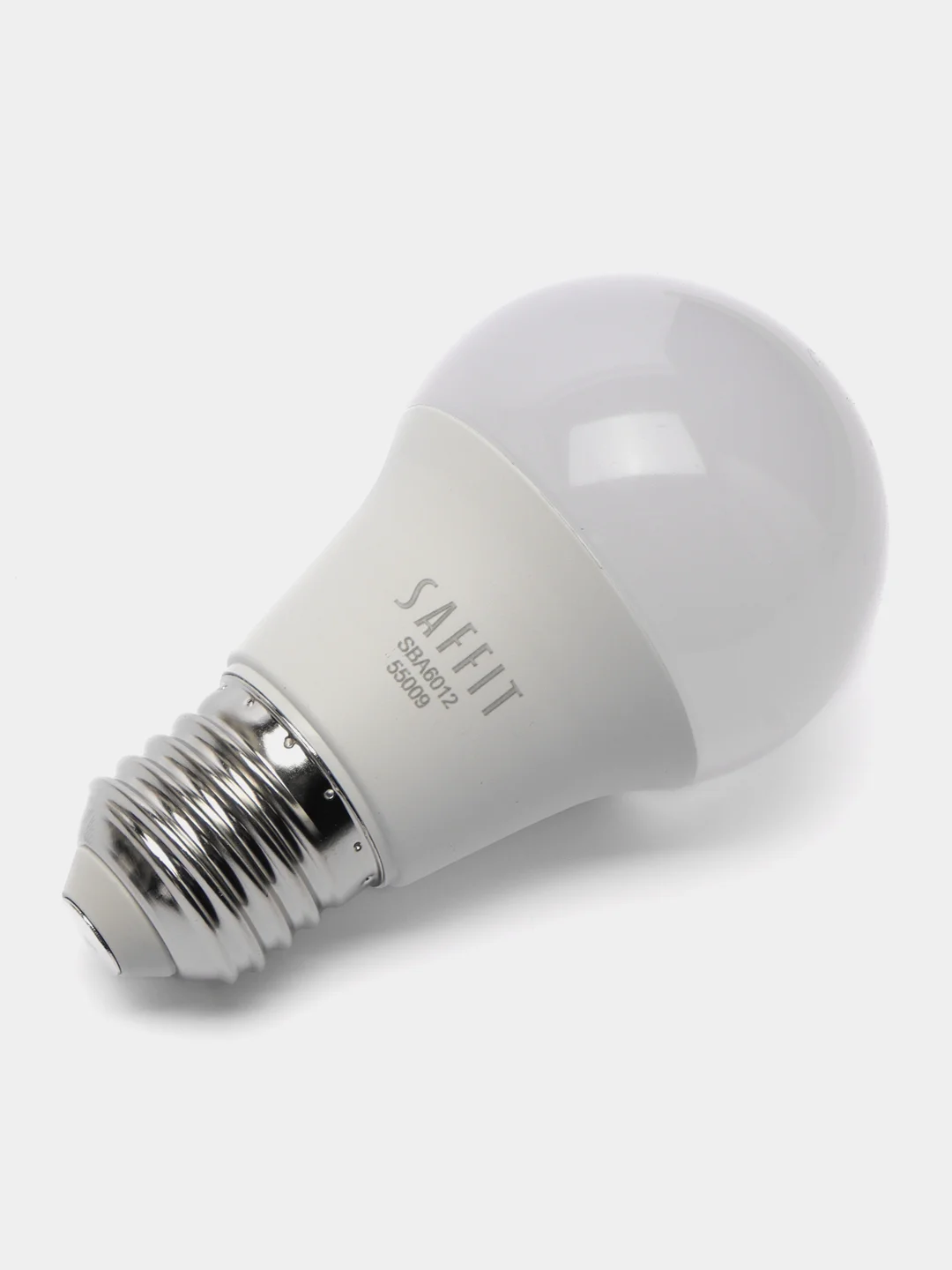 Лампа светодиодная, 12W 230V E27 6400K A60, SBA6012, 55009