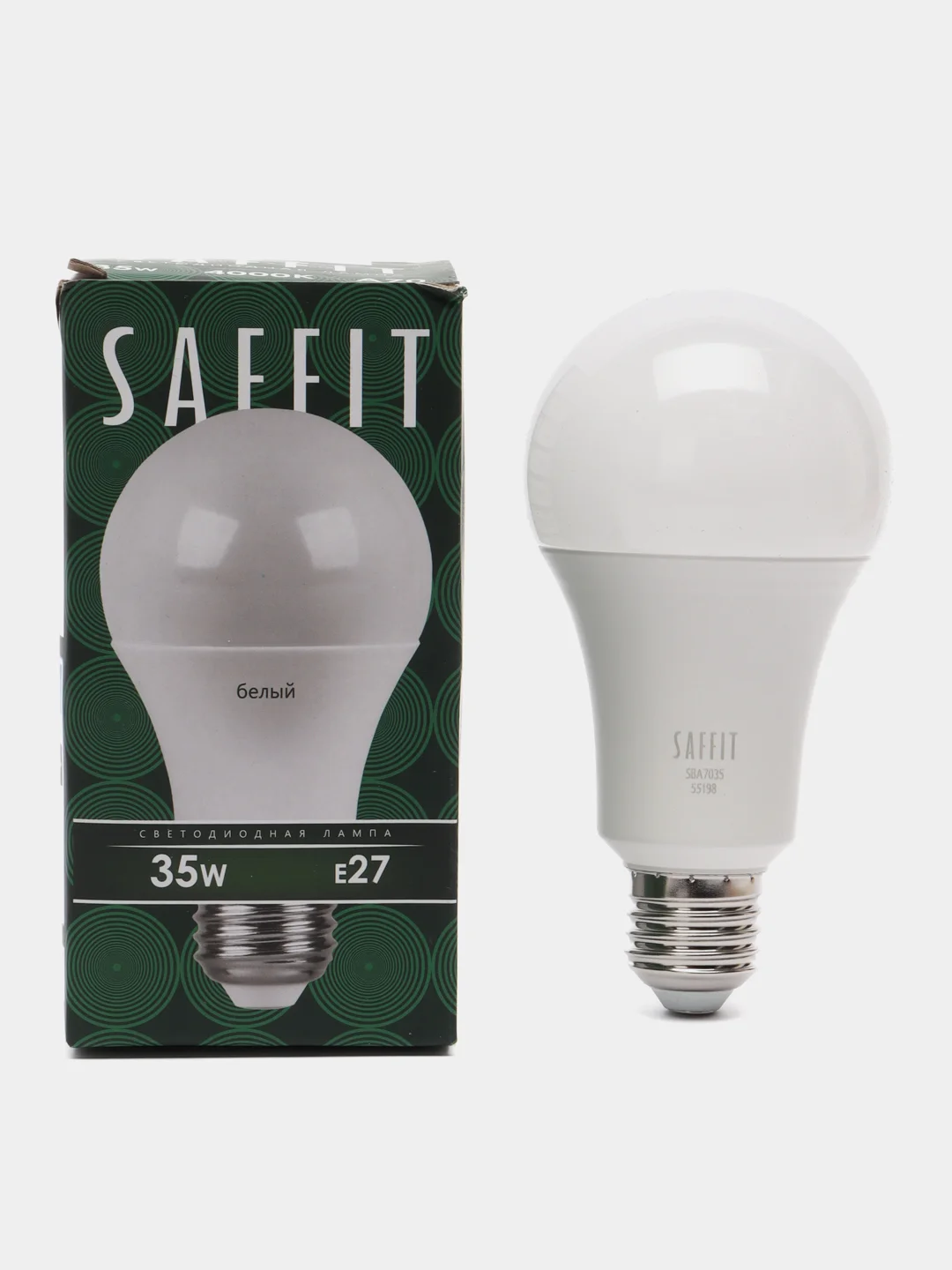 Лампа светодиодная, 35W 230V E27 4000K A70, SBA7035