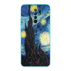 Лимонный силиконовый чехол на Xiaomi Redmi 9 / Сяоми Редми 9 прозрачный, с рисунком, защита камеры