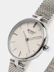 Серебряный женские наручные часы Curren 9038 в подарочной упаковке