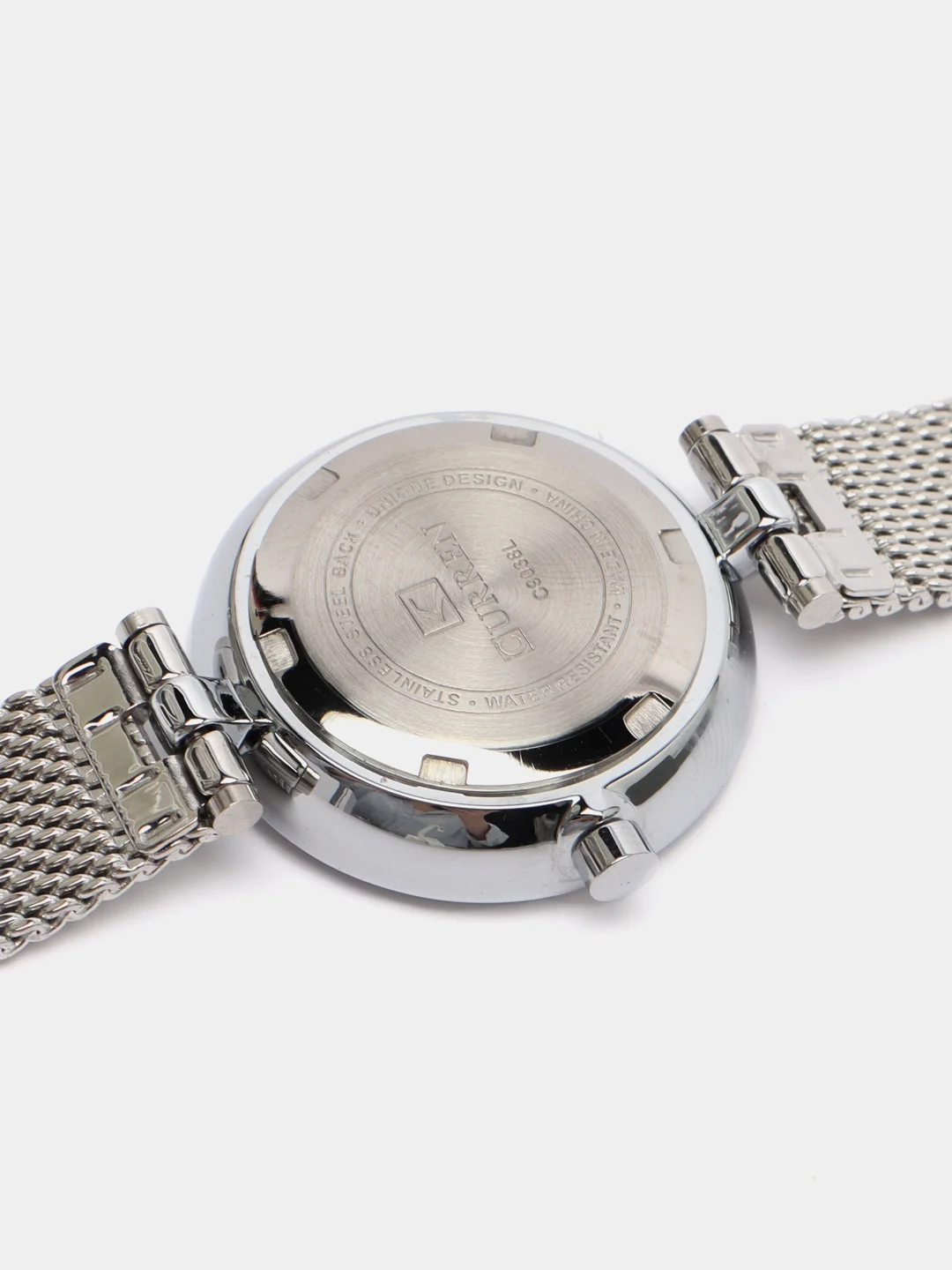 Серебряный женские наручные часы Curren 9038 в подарочной упаковке