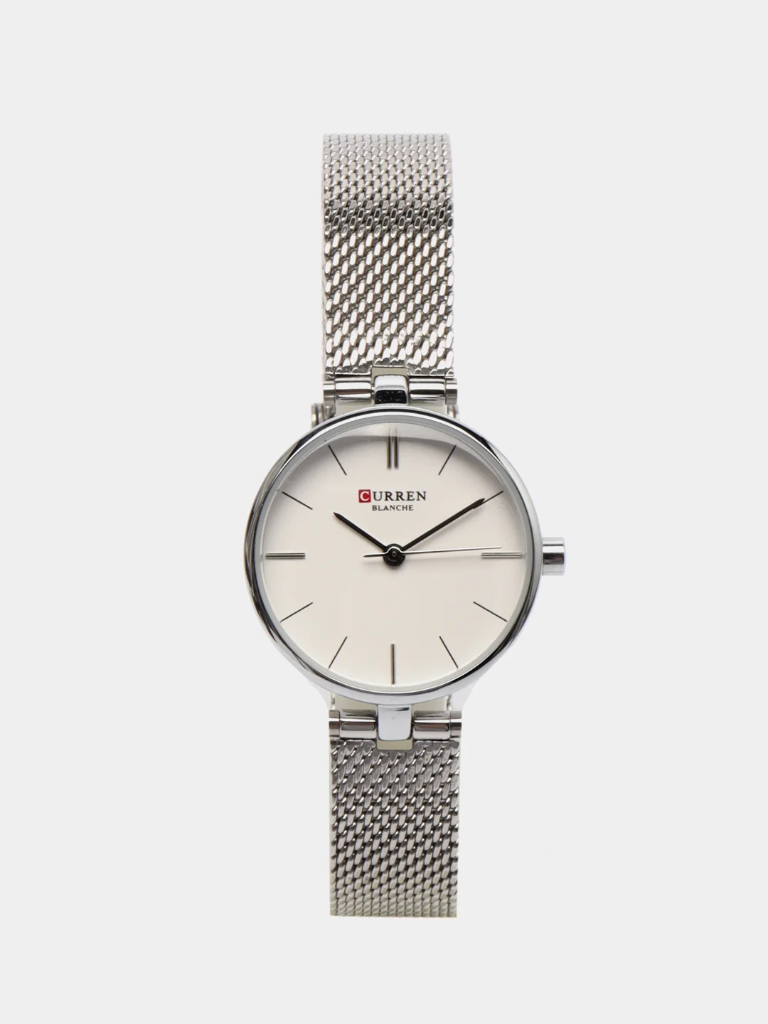 Серебряный женские наручные часы Curren 9038 в подарочной упаковке