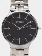 Серый металлик мужские наручные часы Curren 8321 в подарочной упаковке