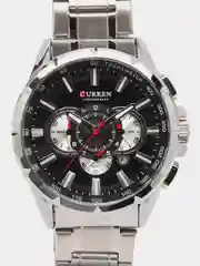 Угольный мужские наручные часы Curren 8363 c хронографом в подарочной упаковке