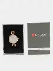 Золотой женские наручные часы Curren 9052 в подарочной упаковке
