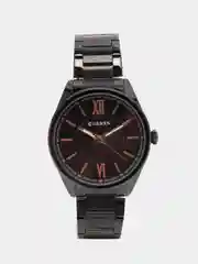 Черный женские наручные часы Curren 9088 в подарочной упаковке
