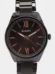 Черный женские наручные часы Curren 9088 в подарочной упаковке