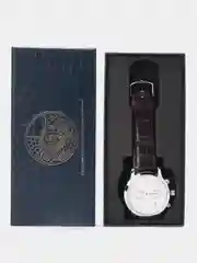 Черный мужские наручные часы Lige 9866 с хронографом, в подарочной упаковке