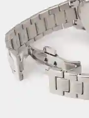 Серебряный мужские наручные часы Lige 9866 с хронографом, в подарочной упаковке