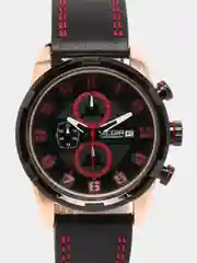 Черный мужские наручные часы Megir ML2082G, с хронографом, в подарочной упаковке