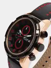 Черный мужские наручные часы Megir ML2082G, с хронографом, в подарочной упаковке