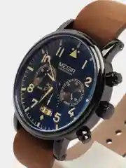 Хаки мужские наручные часы Megir ML2149G с хронографом, в подарочной упаковке