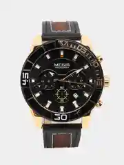 Желтый мужские наручные часы Megir ML2066G с хронографом, в подарочной упаковке