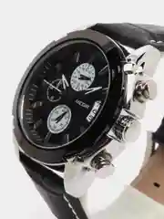 Черный мужские наручные часы Megir ML2020G, с хронографом, в подарочной упаковке