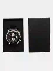 Черный мужские наручные часы Megir ML2020G, с хронографом, в подарочной упаковке