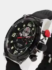 Серебряный мужские наручные часы Megir MN2116G, с хронографом, в подарочной упаковке