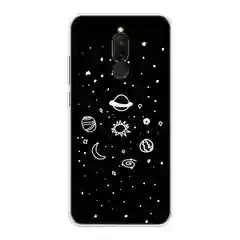 Зеленый силиконовый чехол на Xiaomi Redmi 8 / Сяоми Редми 8 прозрачный, с рисунком, защита камеры