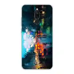 Лайм силиконовый чехол на Xiaomi Redmi 8 / Сяоми Редми 8 прозрачный, с рисунком, защита камеры