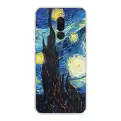 Лимонный силиконовый чехол на Xiaomi Redmi 8 / Сяоми Редми 8 прозрачный, с рисунком, защита камеры