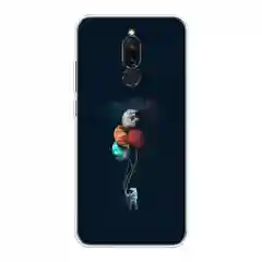 Марсала силиконовый чехол на Xiaomi Redmi 8 / Сяоми Редми 8 прозрачный, с рисунком, защита камеры