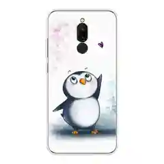 Морской силиконовый чехол на Xiaomi Redmi 8 / Сяоми Редми 8 прозрачный, с рисунком, защита камеры